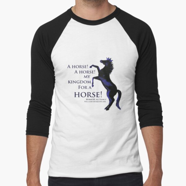 My Kingdom For a Horse William Shakespeare Quote Poster, Zazzle