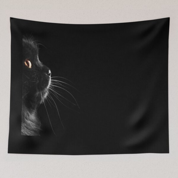 Item preview, Black cat, lonely cat, Cat mom, Cat lover, Animal lover, Cat dad designed and sold by WorlDigitalArts.