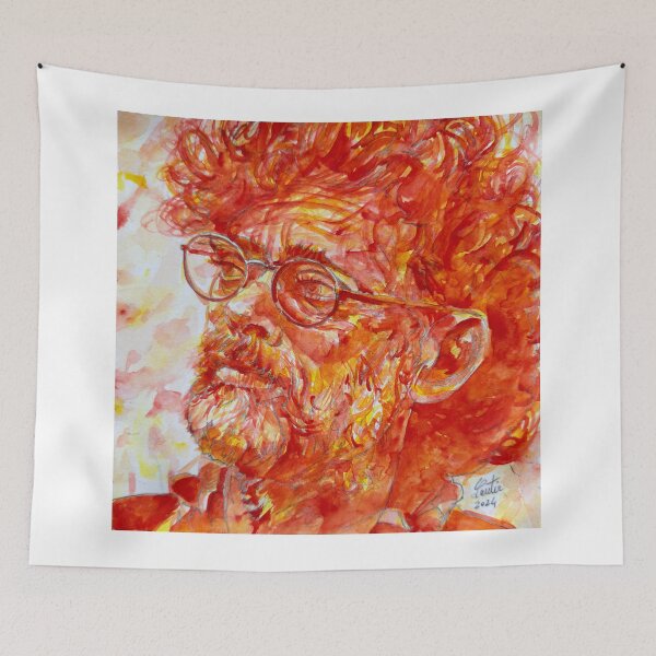 Item preview, TERENCE MCKENNA - watercolor portrait .1 designed and sold by lautir.