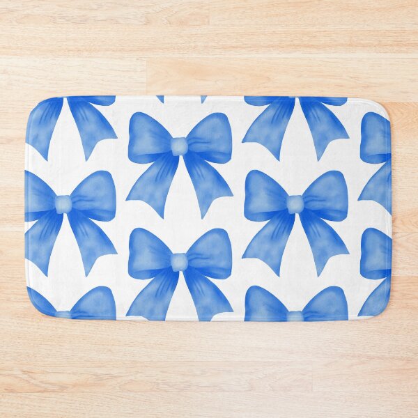 Item preview, Blue watercolor bow designed and sold by Coastal Garden Design Studio.