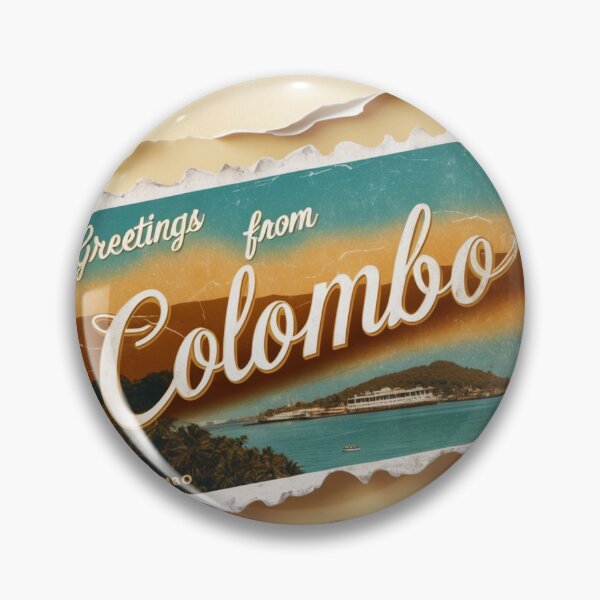 Item preview, Greetings from Colombo Sri Lanka Vintage Travel Retro Postcard Design designed and sold by TravelPostcardGems.