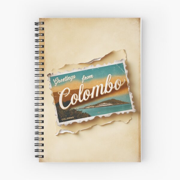 Item preview, Greetings from Colombo Sri Lanka Vintage Travel Retro Postcard Design designed and sold by TravelPostcardGems.