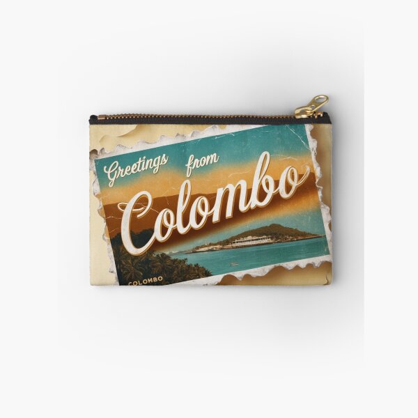 Item preview, Greetings from Colombo Sri Lanka Vintage Travel Retro Postcard Design designed and sold by TravelPostcardGems.