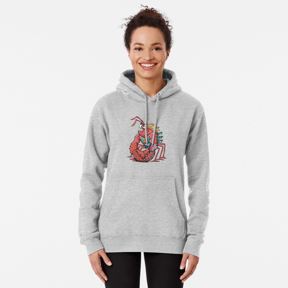 robot lobster ready to fight Pullover Hoodie