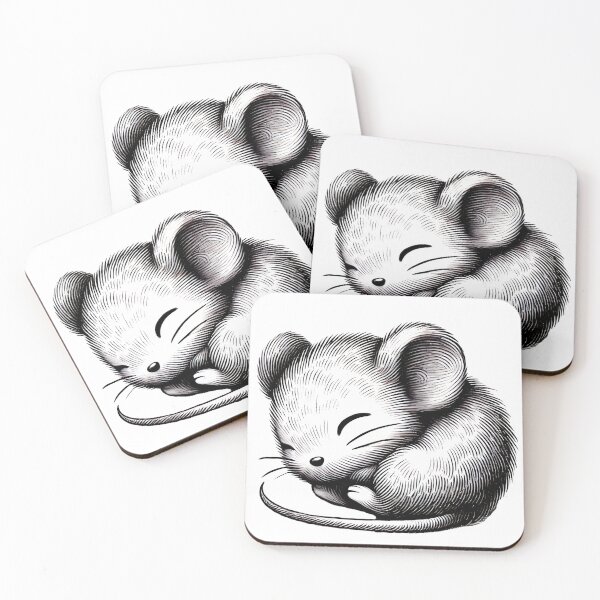 Item preview, Quirky Mouse - Adorable Nap TSQ designed and sold by TSQ.