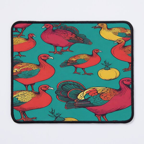 Item preview, Pattern Christmas turkey decorative. designed and sold by DaliaSabryTee.
