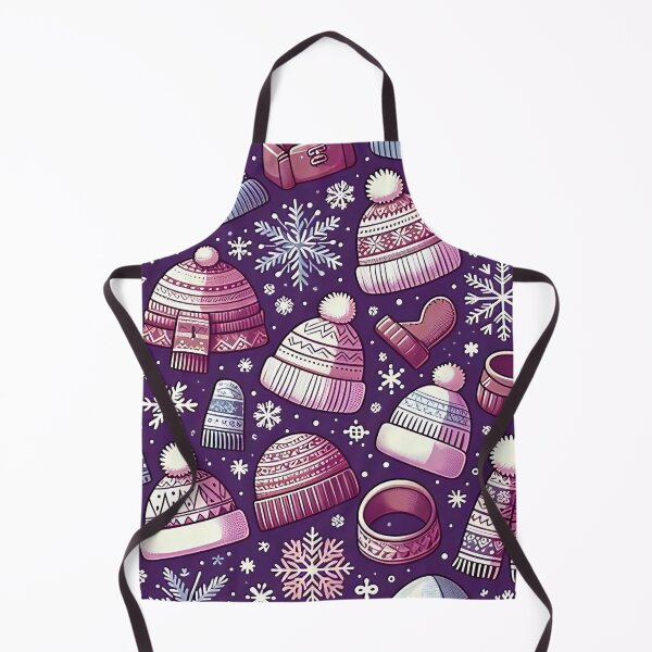 Item preview, Cozy Winter Vibes - Snowflakes & Beanies designed and sold by Haji Kamora.