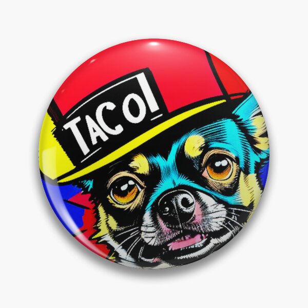 Item preview, Taco the Cute Colorful Yo Quiero Taco Bell Chihuahua Taco Bell Dog  designed and sold by Earth Nature Creations.