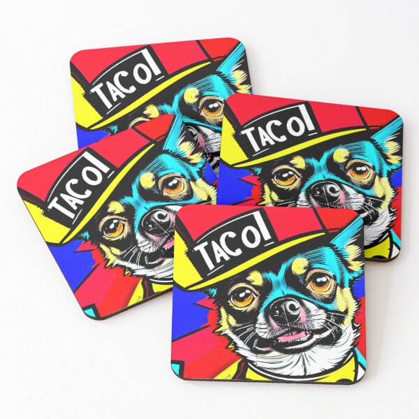 Item preview, Taco the Cute Colorful Yo Quiero Taco Bell Chihuahua Taco Bell Dog  designed and sold by Earth Nature Creations.