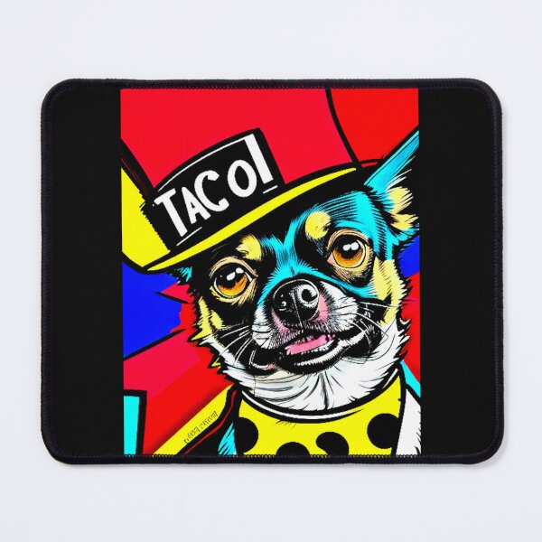 Item preview, Taco the Cute Colorful Yo Quiero Taco Bell Chihuahua Taco Bell Dog  designed and sold by Earth Nature Creations.