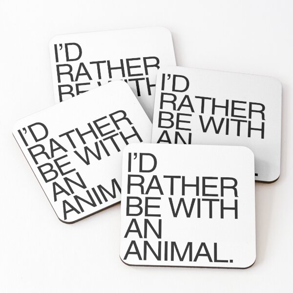 Item preview, I'd Rather Be With an Animal designed and sold by Starving  Artist.