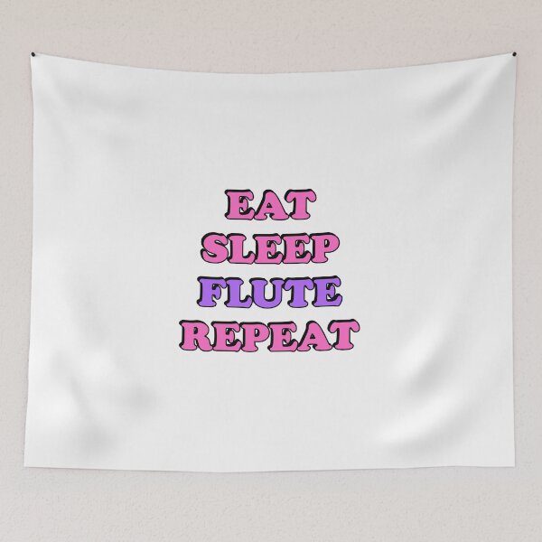 Item preview, Eat Sleep Flute Repeat    designed and sold by Inspirationmotivation.