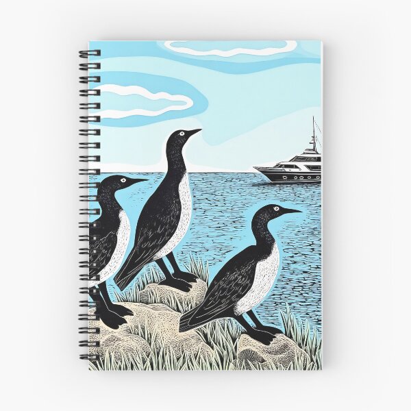 Item preview, Cormorants in seascape designed and sold by DJVYEATES.