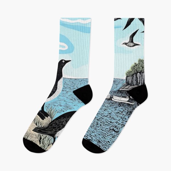 Item preview, Cormorants in seascape designed and sold by DJVYEATES.