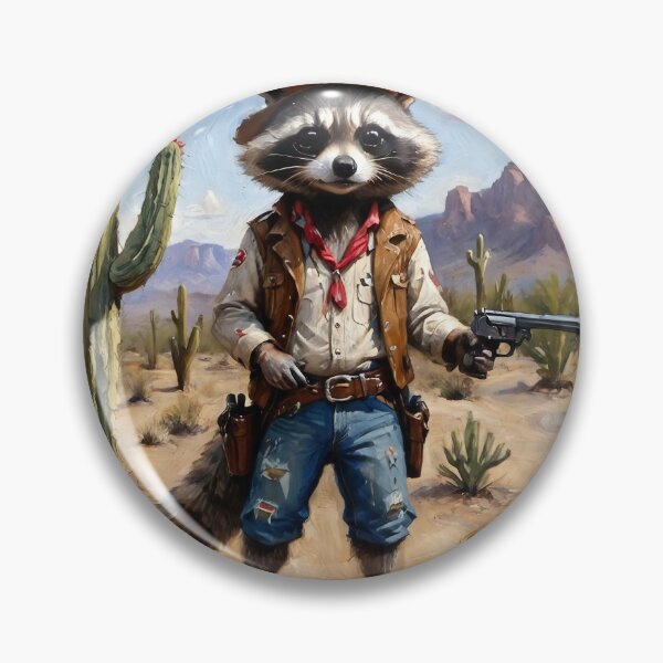 Item preview, Wild West Racoon designed and sold by SavageLegion.