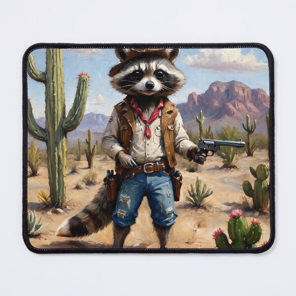 Item preview, Wild West Racoon designed and sold by SavageLegion.