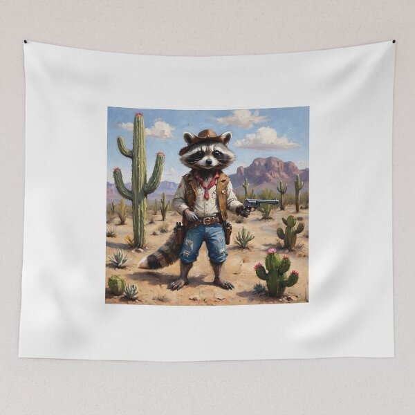 Item preview, Wild West Racoon designed and sold by SavageLegion.