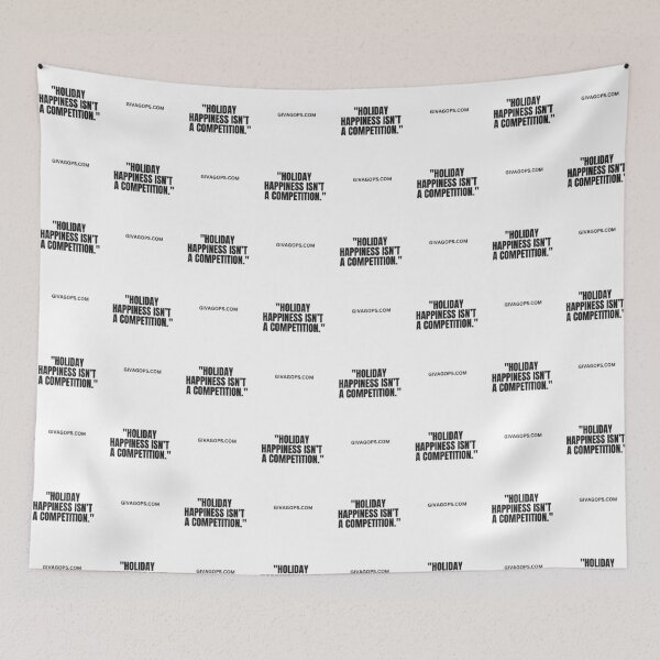 Item preview, "Holiday happiness isn’t a competition." designed and sold by CUTESTUFFnow.