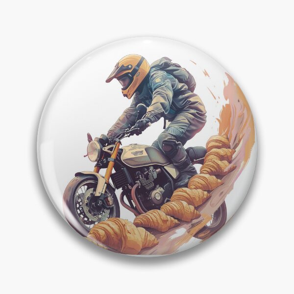 Item preview, Croissant Highway: Motorcycle Journey designed and sold by MotoBites.