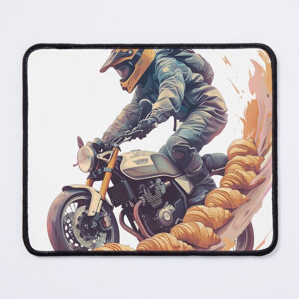 Item preview, Croissant Highway: Motorcycle Journey designed and sold by MotoBites.