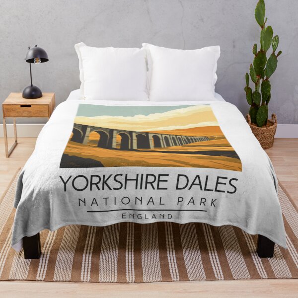 Item preview, Ilustración vintage del Parque Nacional Yorkshire Dales (Inglaterra) designed and sold by GoodOldVintage.