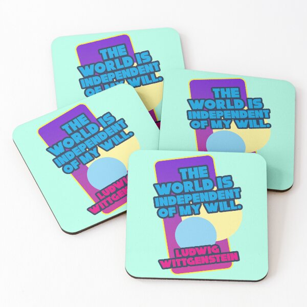 Item preview, The world is independent of my will, Ludwig Wittgenstein designed and sold by Mauswohn.