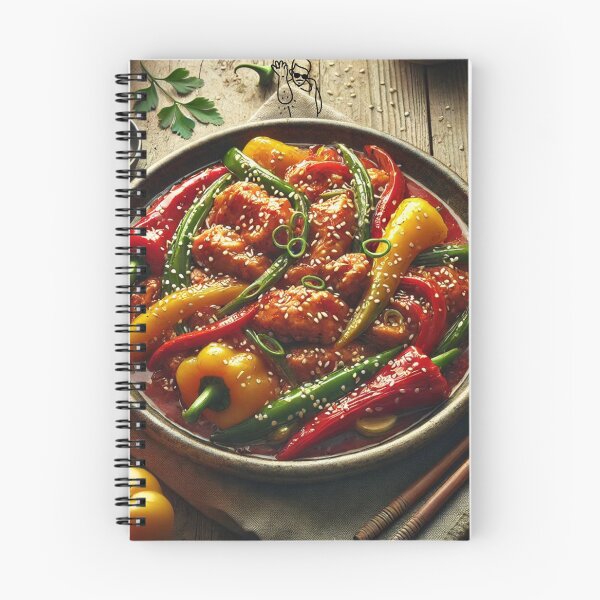 Item preview, Korean Stir-Fried Chicken with Bell Peppers designed and sold by Thanabordee.