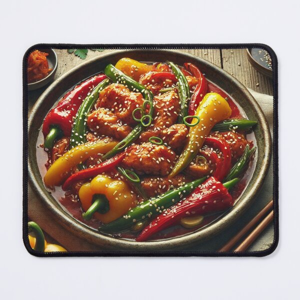 Item preview, Korean Stir-Fried Chicken with Bell Peppers designed and sold by Thanabordee.