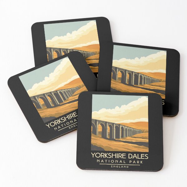 Item preview, A Vintage Illustration of Yorkshire Dales National Park - England  designed and sold by GoodOldVintage.