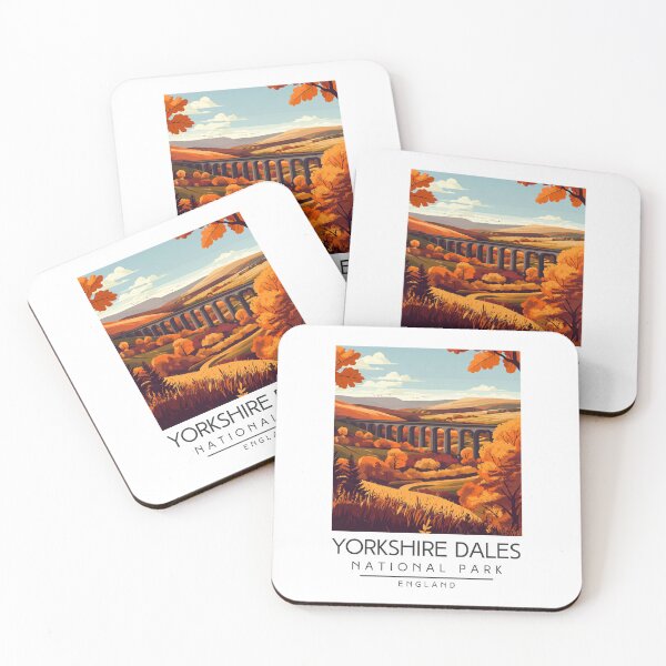 Item preview, A Vintage Illustration of Yorkshire Dales National Park - England  designed and sold by GoodOldVintage.