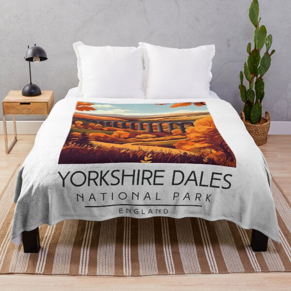 Item preview, Ilustración vintage del Parque Nacional Yorkshire Dales (Inglaterra) designed and sold by GoodOldVintage.