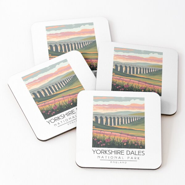 Item preview, A Vintage Illustration of Yorkshire Dales National Park - England  designed and sold by GoodOldVintage.