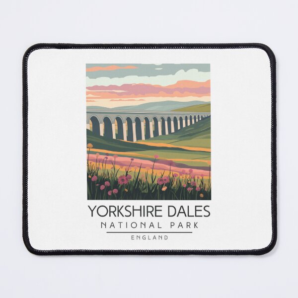 Item preview, A Vintage Illustration of Yorkshire Dales National Park - England  designed and sold by GoodOldVintage.
