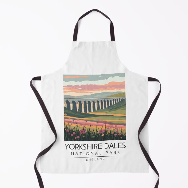 Item preview, A Vintage Illustration of Yorkshire Dales National Park - England designed and sold by GoodOldVintage.