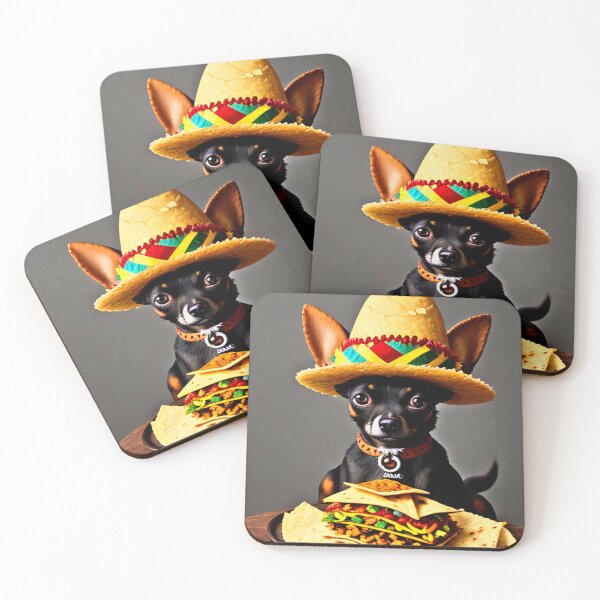 Item preview, Cute Colorful Chihuahua Taco Bell Dog  designed and sold by Earth Nature Creations.