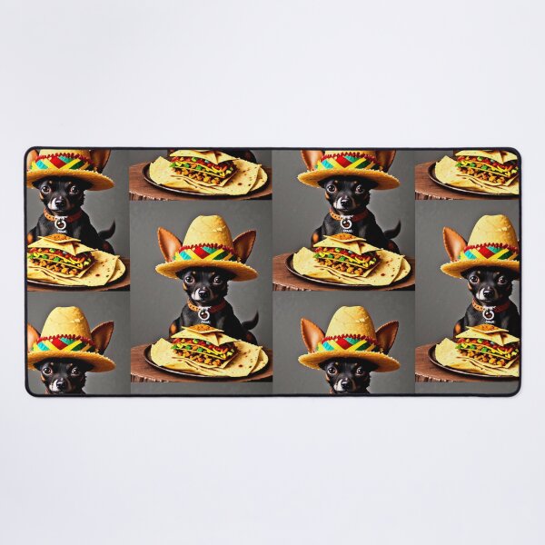 Artikelvorschau, Süßer bunter Chihuahua Taco Bell Hund entworfen und verkauft von Earth Nature Creations.