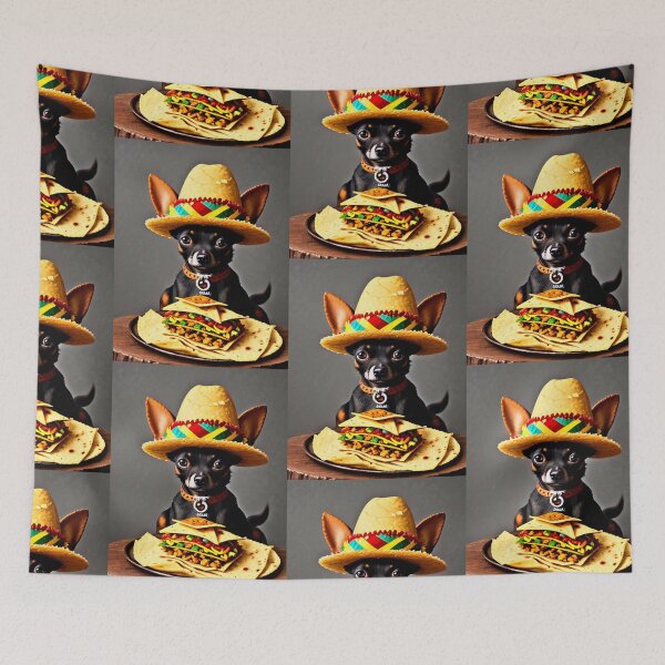 Item preview, Cute Colorful Chihuahua Taco Bell Dog  designed and sold by Earth Nature Creations.