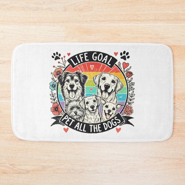 Item preview, Life Goal Pet All the Dogs Dog Owner designed and sold by TomFrontierArt.