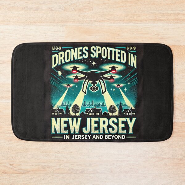 Item preview,  Drones Spotted in New Jersey - Graphic T-Shirt Design designed and sold by Thaivi Design.