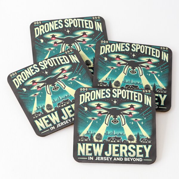 Item preview,  Drones Spotted in New Jersey - Graphic T-Shirt Design designed and sold by Thaivi Design.