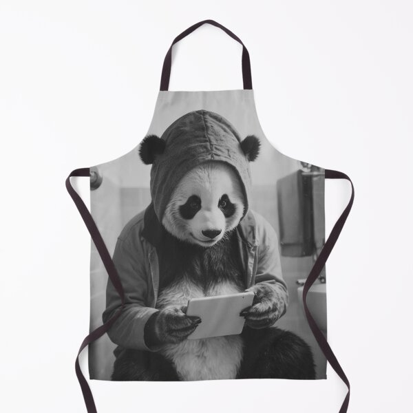 Item preview, Cozy Panda with Tablet Humor designed and sold by vk09.