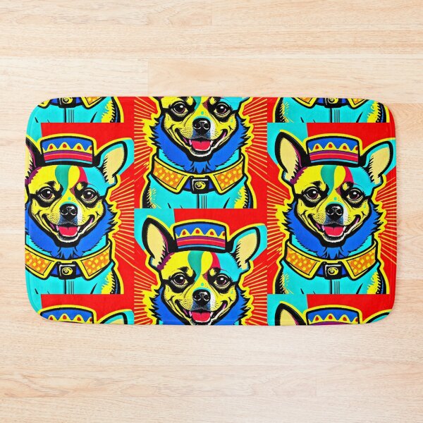 Item preview, Retro Cute Colorful Chihuahua Dog  designed and sold by Earth Nature Creations.