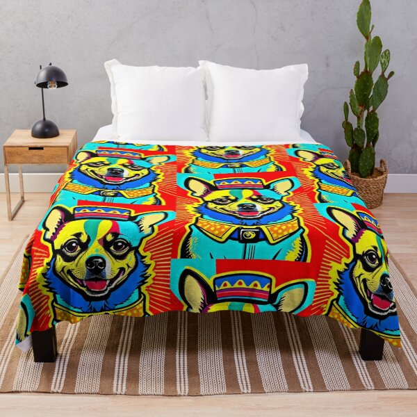 Item preview, Retro Cute Colorful Chihuahua Dog designed and sold by Earth Nature Creations.