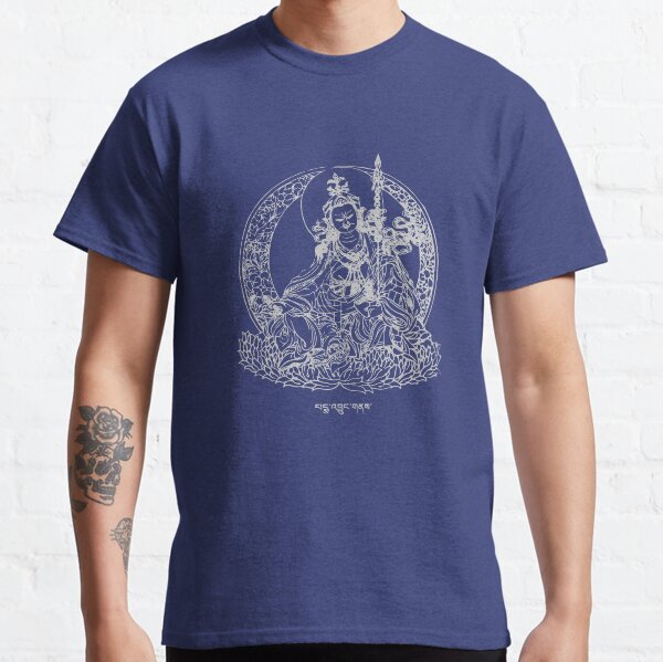 Vajrayana Buddhism Yoga Mantra Guru Rinpoche Padmasambhava Tibetan Buddhist Buddha Tibet Design Classic T-Shirt
