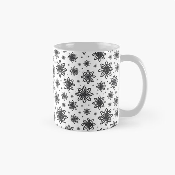 Item preview, Pattern of falling snowflakes "Inspiration" of black color designed and sold by Cherevan.
