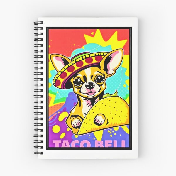 Item preview, Retro Colorful Yo Quiero Taco Bell Chihuahua Taco Bell Dog  designed and sold by Earth Nature Creations.