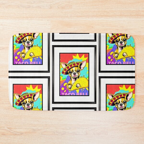 Item preview, Retro Colorful Yo Quiero Taco Bell Chihuahua Taco Bell Dog  designed and sold by Earth Nature Creations.