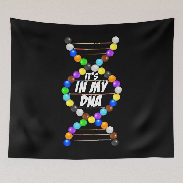 Item preview, Funny It's In My DNA - Pool Billiard Player Billiard Cue Ball DNA designed and sold by 07Art.