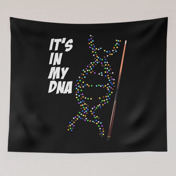 Item preview, Funny It's In My DNA - Pool Billiard Player Billiard Cue Ball DNA designed and sold by 07Art.