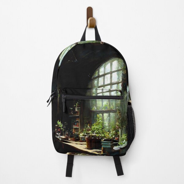 Item preview, Abandoned Greenhouse Oasis with Vibrant Plants designed and sold by Amr Siam.